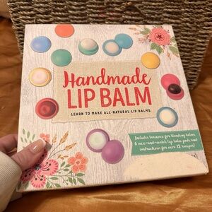 Handmade Lip Balm Kit with Colorful Containers
